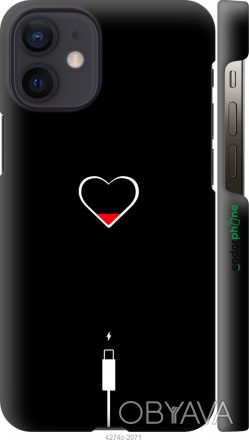 Чехол "Подзарядка сердца" для Apple iPhone 12 MiniПредставляем Вашему вниманию д. . фото 1