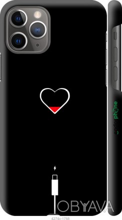 Чехол "Подзарядка сердца" для Apple iPhone 11 ProПредставляем Вашему вниманию ди. . фото 1