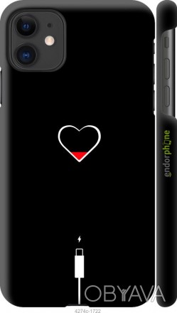 Чехол "Подзарядка сердца" для Apple iPhone 11Представляем Вашему вниманию дизайн. . фото 1