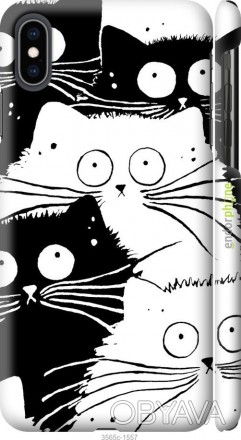 Чехол "Коты v2" для Apple iPhone XS MaxПредставляем Вашему вниманию дизайнерские. . фото 1