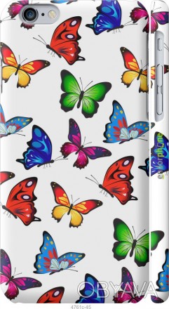 Чехол "Красочные мотыльки" для Apple iPhone 6Представляем Вашему вниманию дизайн. . фото 1