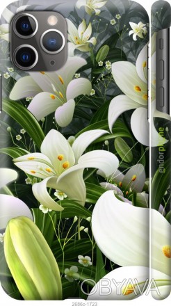 Чехол "Белые лилии" для Apple iPhone 11 Pro MaxПредставляем Вашему вниманию диза. . фото 1