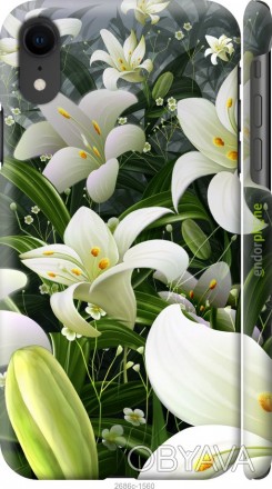Чехол "Белые лилии" для Apple iPhone XRПредставляем Вашему вниманию дизайнерские. . фото 1