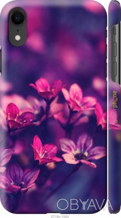 Чехол "Пурпурные цветы" для Apple iPhone XRПредставляем Вашему вниманию дизайнер. . фото 1