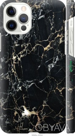 Чехол "Черный мрамор" для Apple iPhone 12 ProПредставляем Вашему вниманию дизайн. . фото 1