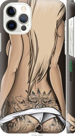 Чехол "Девушка с татуировкой" для Apple iPhone 12 ProПредставляем Вашему внимани. . фото 1
