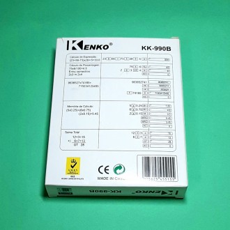 Калькулятор Kenko, модель KK-990B.
Уважаемые покупатели, обращаем Ваше внимание. . фото 3