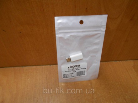Переходник Micro USB to USB 3.1 Type-C Lapara. Херсон. фото 1 Переходник Micro USB to USB 3.1 Type-C Lapara. Херсон. фото 1