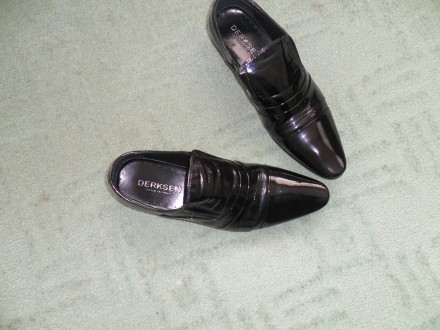Продам мужские туфли DERKSEN Style in ITALY (Лакированная кожа) размер 40 по сте. . фото 3
