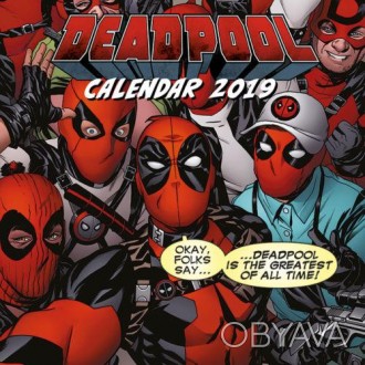 Календарь "DEADPOOL"- прекрасное предложение для поклонников популярного америка. . фото 1