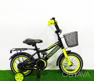 Дитячий велосипед з багажником і кошиком Crosser Rocky 16"
Дитячий велосипед Cro. . фото 1