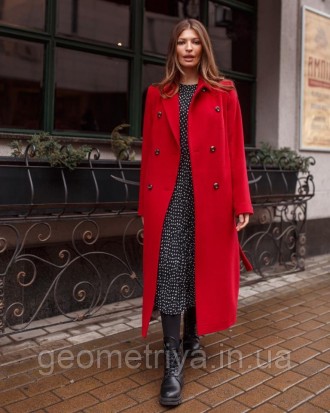 Модное женское классическое длинное пальто винного цвета
Если Вы любите выглядет. . фото 3