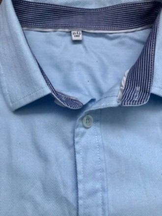 Рубашечка нежно-голубого цвета Marks&Spencer ,в идеальном состоянии,практиче. . фото 2
