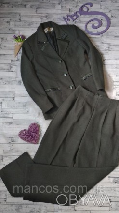 Костюм деловой женский Mingli пиджак и брюки
в хорошем состоянии
Размер 46 (M)
З. . фото 1