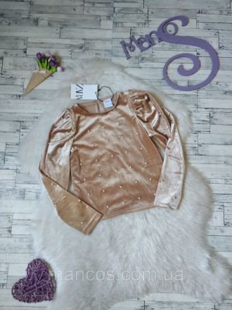 Кофта Zara бежевая на девочку с жемчугом. Кривой Рог. фото 1 Кофта Zara бежевая на девочку с жемчугом. Кривой Рог. фото 1