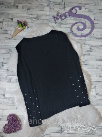 Кофта пуловер Zara черный с жемчугом
в идеальном состоянии
Размер 46(М)
Замеры:
. . фото 1