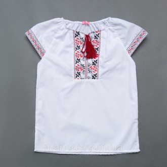 Вышиванка для девочки р.122,128,134,140,146 с коротким рукавом SmileTime Ethnic,. Кривой Рог. фото 1 Вышиванка для девочки р.122,128,134,140,146 с коротким рукавом SmileTime Ethnic,. Кривой Рог. фото 1