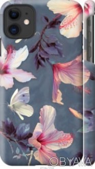Чехол "Нарисованные цветы" для Apple iPhone 11Представляем Вашему вниманию дизай. . фото 1
