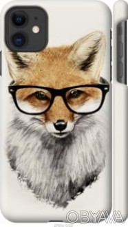 Чехол "Лис в очках" для Apple iPhone 11Представляем Вашему вниманию дизайнерские. . фото 1