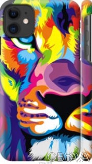 Чехол "Разноцветный лев" для Apple iPhone 11Представляем Вашему вниманию дизайне. . фото 1