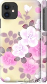 Чехол "Японские цветы" для Apple iPhone 11Представляем Вашему вниманию дизайнерс. . фото 1
