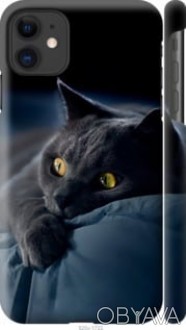 Чехол "Дымчатый кот" для Apple iPhone 11Представляем Вашему вниманию дизайнерски. . фото 1