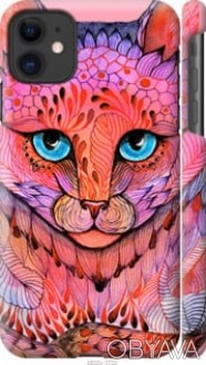 Чехол "Узорчатая кошка" для Apple iPhone 11Представляем Вашему вниманию дизайнер. . фото 1