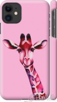 Чехол "Розовая жирафа" для Apple iPhone 11Представляем Вашему вниманию дизайнерс. . фото 1