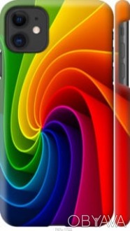 Чехол "Радужный вихрь" для Apple iPhone 11Представляем Вашему вниманию дизайнерс. . фото 1