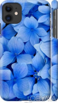 Чехол "Синие цветы" для Apple iPhone 11Представляем Вашему вниманию дизайнерские. . фото 1