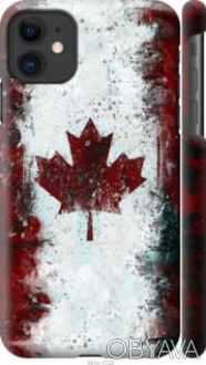 Чехол "Флаг Канады" для Apple iPhone 11Представляем Вашему вниманию дизайнерские. . фото 1