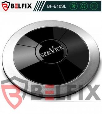 Водонепроницаемая беспроводная кнопка вызова BELFIX-B10SL с современным дизайном. . фото 2