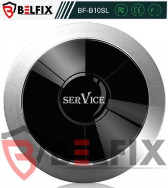 Водонепроницаемая беспроводная кнопка вызова BELFIX-B10SL с современным дизайном. . фото 3