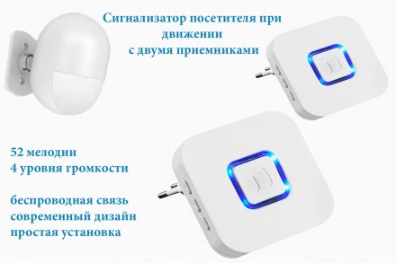 Бездротовий сигналізатор відвідувача руху DBM-02 R-Call. Київ. фото 1 Бездротовий сигналізатор відвідувача руху DBM-02 R-Call. Київ. фото 1