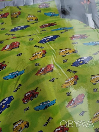 Детское постельное белье в полуторном размере из ткани - бязь.
Бязь - это хлопча. . фото 1