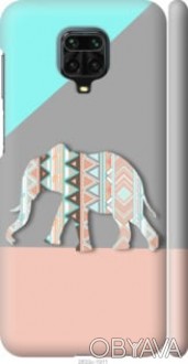 Чехол "Узорчатый слон" для Xiaomi Redmi Note 9 ProПредставляем Вашему вниманию д. . фото 1