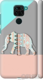 Чехол "Узорчатый слон" для Xiaomi Redmi Note 9Представляем Вашему вниманию дизай. . фото 1