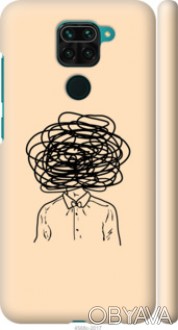 Чехол "Мысли" для Xiaomi Redmi Note 9Представляем Вашему вниманию дизайнерские ч. . фото 1