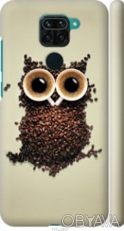 Чехол "Сова из кофе" для Xiaomi Redmi Note 9Представляем Вашему вниманию дизайне. . фото 1