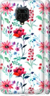 Чехол "Flowers 2" для Xiaomi Redmi Note 9 ProПредставляем Вашему вниманию дизайн. . фото 1