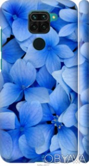 Чехол "Синие цветы" для Xiaomi Redmi Note 9Представляем Вашему вниманию дизайнер. . фото 1
