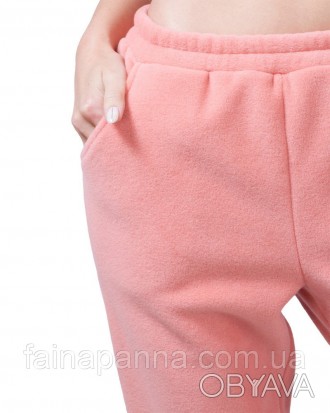 Теплые женские штаны изготовлены из качественного материала флис.
 
 Штаны комфо. . фото 1