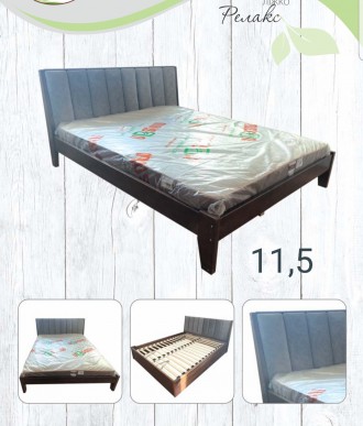 Ціна вказана за ліжко 1,6×2. Можливо замовити під розмір і колір,  приліжк. . фото 4