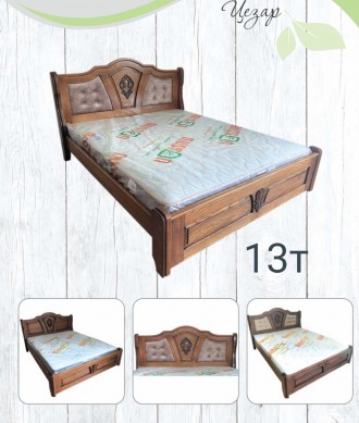 Ціна вказана за ліжко 1,6×2. Можливо замовити під розмір і колір,  приліжк. . фото 8