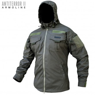 
Куртка - ветровка, серия (ANTITERROR II), в расцветке OLIVE (олива) с подкладко. . фото 2