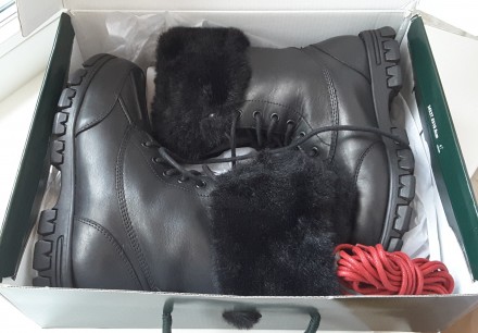 Зимние кожаные ботинки на шнуровке американского бренда Ralph Lauren размер 35,5. . фото 8