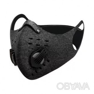 
Защитная маска-респиратор со сменным угольным фильтром (PM2.5) фильтрует до 95%. . фото 1