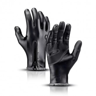 Теплые перчатки с сенсорными пальцами для мужчин и женщин; сезон осень-зима; пер. . фото 2