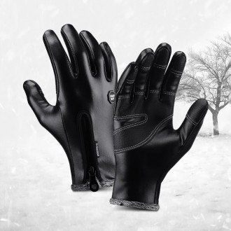 Теплые перчатки с сенсорными пальцами для мужчин и женщин; сезон осень-зима; пер. . фото 7