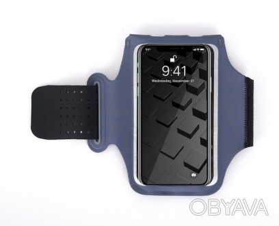Спортивный чехол на руку для смартфона Panther Серый